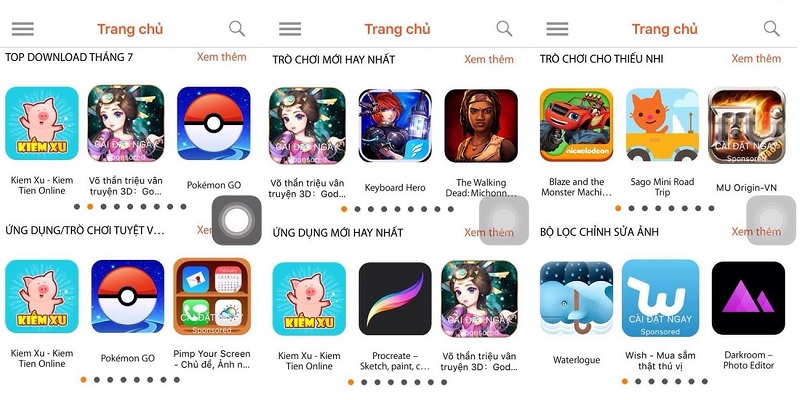 Truy cập vào App Store hoặc tải từ website chính thức Truy cập vào App Store hoặc tải từ website chính thức